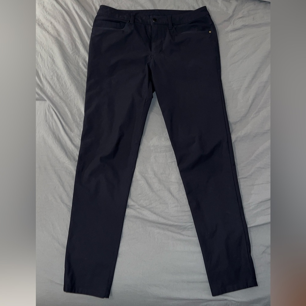 Lululemon ABC Slim *Warpstreme 34" Black - Size 31 Waist